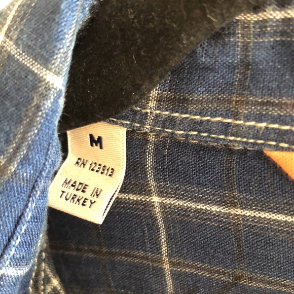 100% Linen Casual Plaid Shirt - Picture 4 of 5